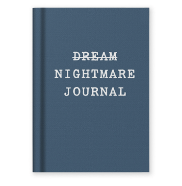 Nightmare journal fabric hardback notebook