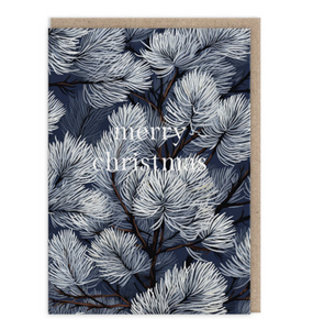 Christmas tree botanical card pack