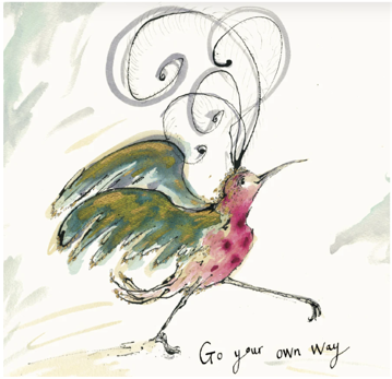 Go your own way card