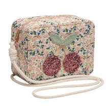 Load image into Gallery viewer, Floral cherries bag
