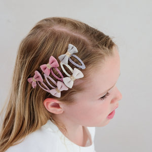 Tinkerbell velvet bow mini clic clacs