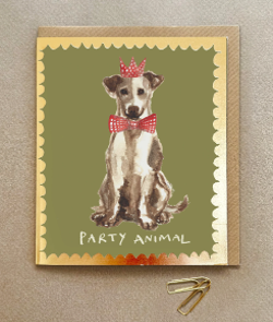 Party animal birthday card