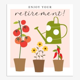 Retirement card – Raindrops on Roses - St Albans