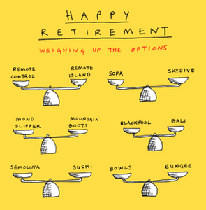 Retirement options card