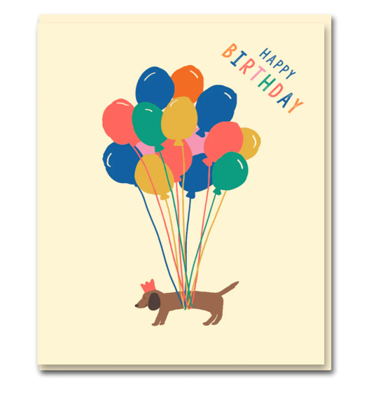 Sausage happy birthday card