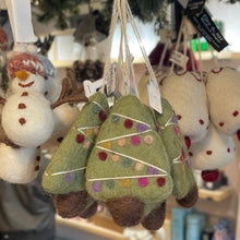 Load image into Gallery viewer, Christmas decoration - mini Xmas trees
