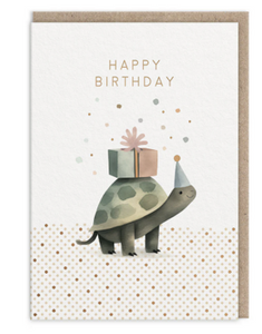 Tortoise birthday card