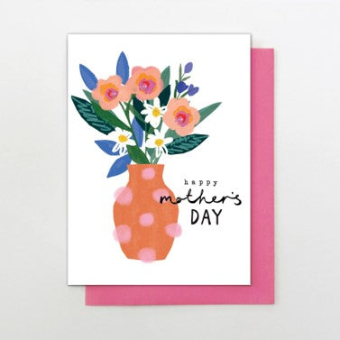 Happy Mother's Day vase card