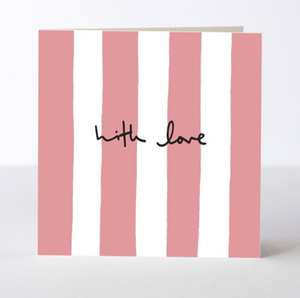Stripe with love card