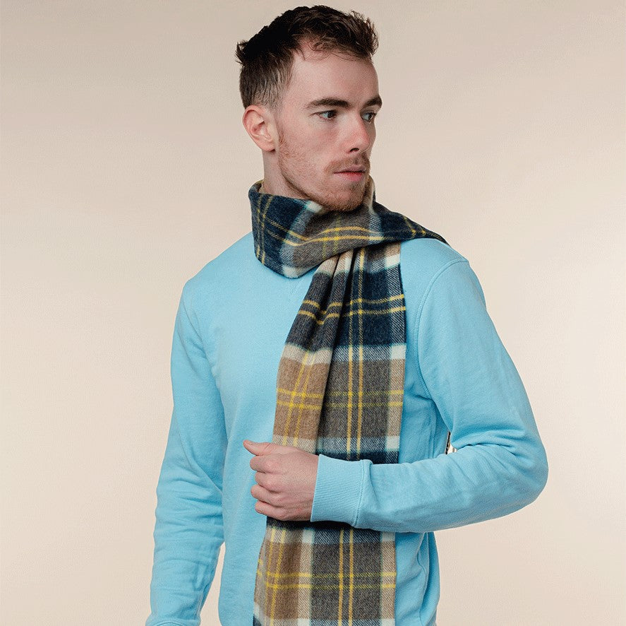 Woodhouse scarf - denim/yellow