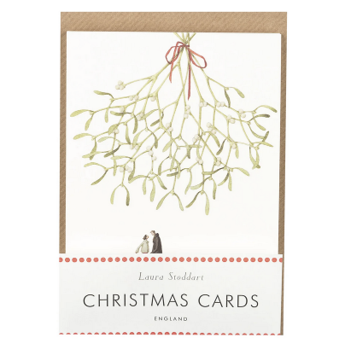 Christmas cards - Christmas kiss (pack of 10)