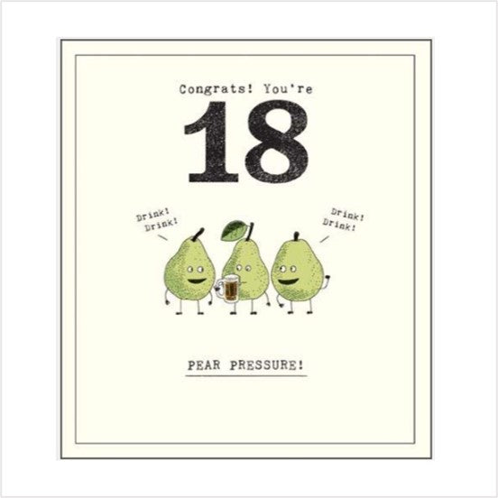 18 pear pressure card
