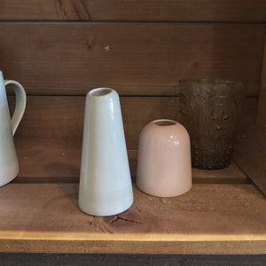 Reshaped handmade mini vase