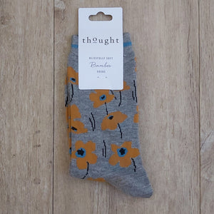 Peggie floral bamboo socks
