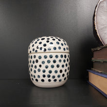 Load image into Gallery viewer, Spotty ceramic decorative pot
