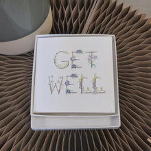 Load image into Gallery viewer, Boxed earrings card - get well
