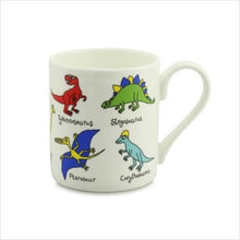 Load image into Gallery viewer, Two rows dinosaurs mug
