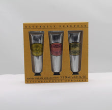 Load image into Gallery viewer, Mini hand cream x 3 - ginger/lime, rose &amp; verbena
