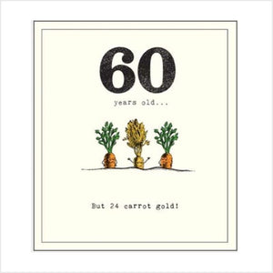 60 carrots in the ground card