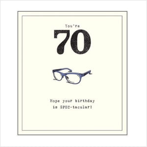 70 spec-tacular birthday card