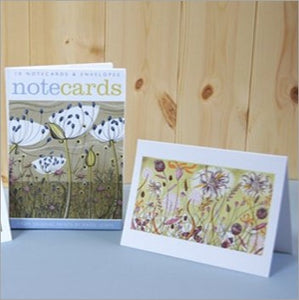 Agapanthus/Autumn spey notecards by Angie Lewin