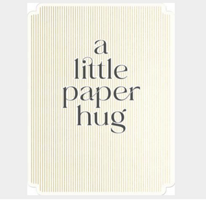 A little paper hug card