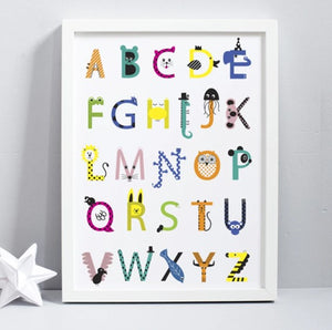 Animal alphabet print only