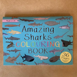 A colouring book matches the amazing sharks fact cards by Button & Squirt.  The book has 36 pages to colour, featuring all 35 of the sharks in the fact card set. A great gift for a shark fan!