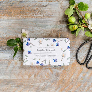 Apple blossom & clematis soap bar