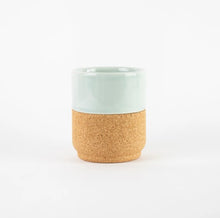 Load image into Gallery viewer, Earthware oil/balsamic bottle - aqua
