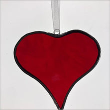 Load image into Gallery viewer, Handmade glass heart - The Asha - small
