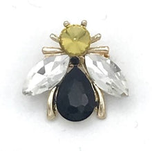 Load image into Gallery viewer, Luna bee pin brooch - black
