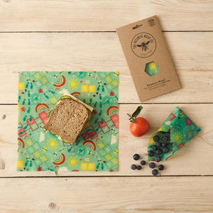 Beeswax wrap playground games print - 2 combo