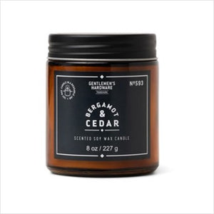 Candle - bergamot & cedar