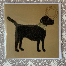 Load image into Gallery viewer, This fun card could be for most occasions, and particularly for a black Labrador lover!
