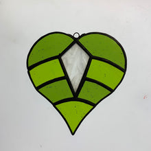 Load image into Gallery viewer, Handmade glass heart - The Blake - large
