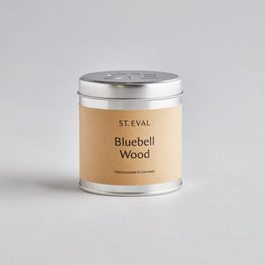 Bluebell scented tin candle