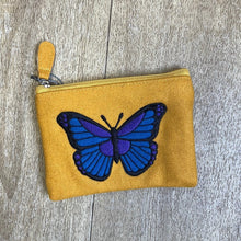 Load image into Gallery viewer, Felt butterfly purse - yellow
