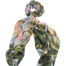 Load image into Gallery viewer, Chilli plant scarf - blue
