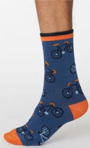 Ciclista bamboo bicycle socks - denim blue
