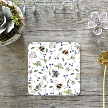 Load image into Gallery viewer, Wildflower meadows bee coaster
