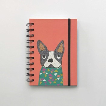 A fun and sweet notebook which would make a great gift for a dog lover.