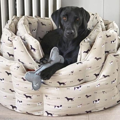 Made from canvas, this bone shaped dog toy is bound to be a hit with any pooch - especially those who love squeakers!