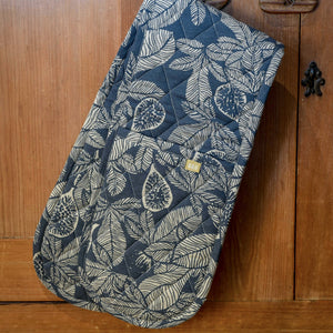 Fig tree double oven glove - dark slate