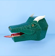 Load image into Gallery viewer, Make your own fire-breathing dragon mask
