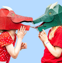 Load image into Gallery viewer, Make your own fire-breathing dragon mask
