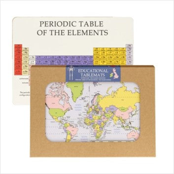 Educational tablemats (set of 4)