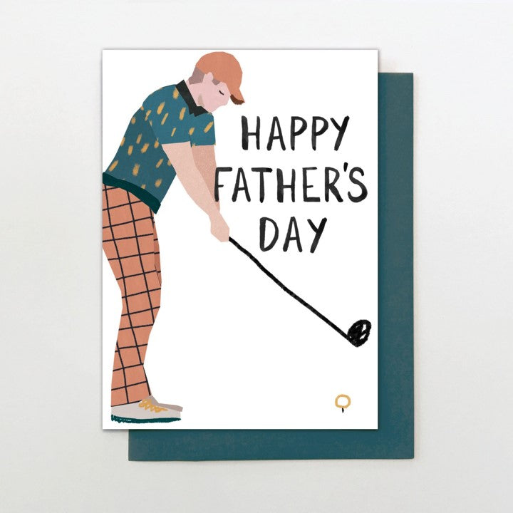Happy Fathers day golf card