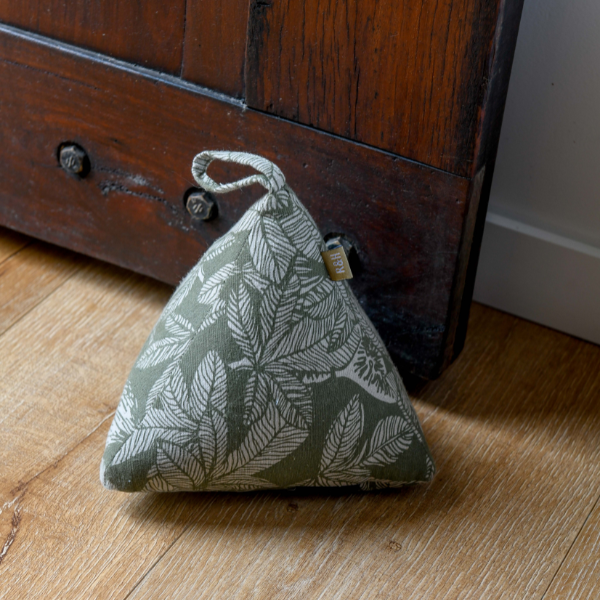 Fig tree door stopper - burnt olive