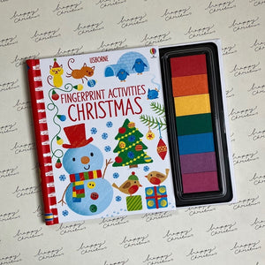 Christmas fingerprint activities book